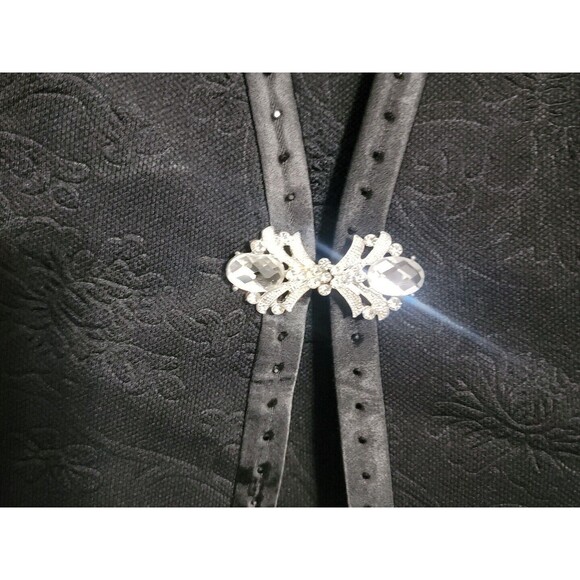 TALLY TAYLOR BLACK DRESS SUIT NEW WITH TAG SIZE 12 LINED - Picture 3 of 13